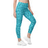 Aqua Waters Rash Guard Pants Leggings With Pockets UPF 50+